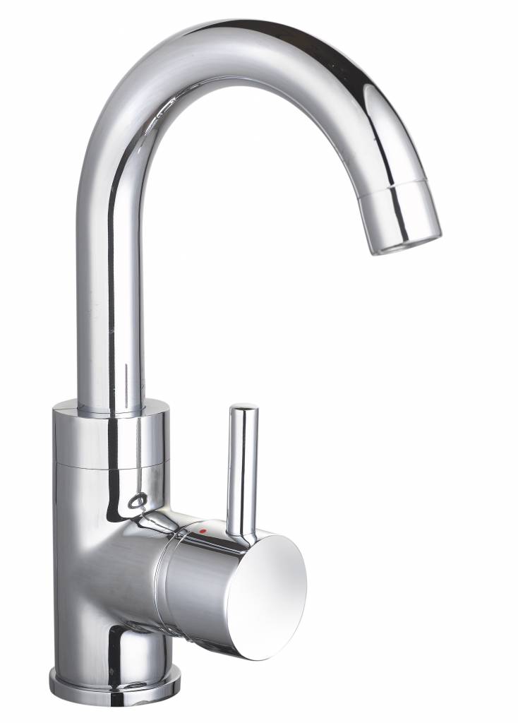 Wastafelmengkraan Largo met draaibare uitloop chroom