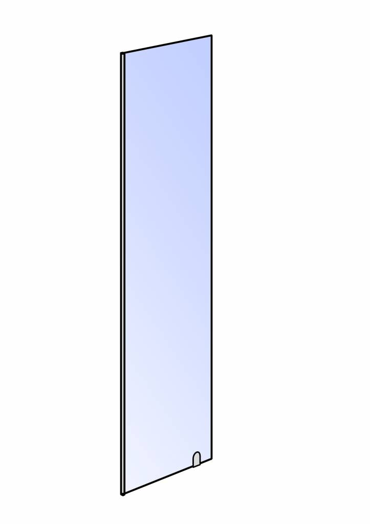 klik zijwand 40 cm tbv walk in douchewand