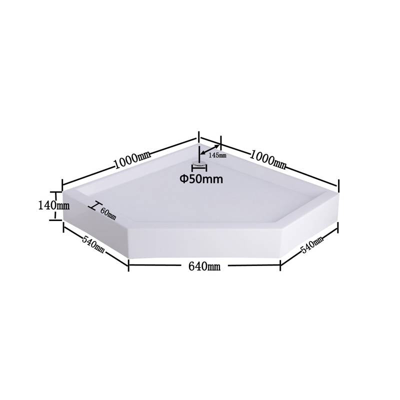 Douchebak Vijfhoek 100x100