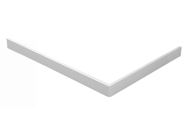 Compo acryl voorzetpaneel en potenset 140 x 90 cm rechthoek wit