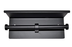 Brush dubbele toiletrolhouder zwart 8719956085413