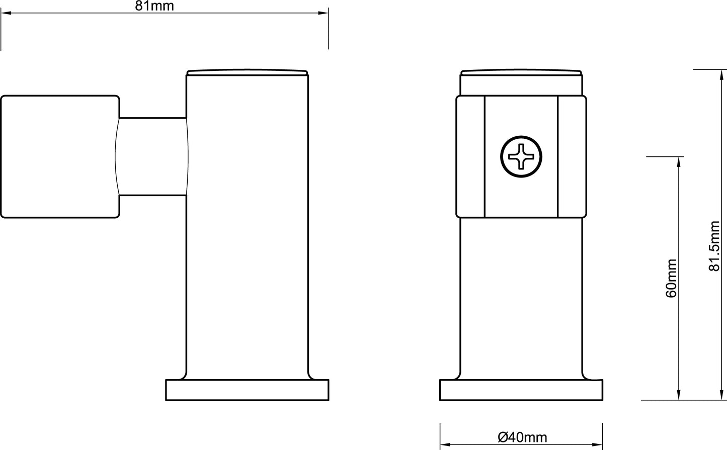 Wiesbaden luxe kantelbare handdouchehouder mess. geborsteld staal