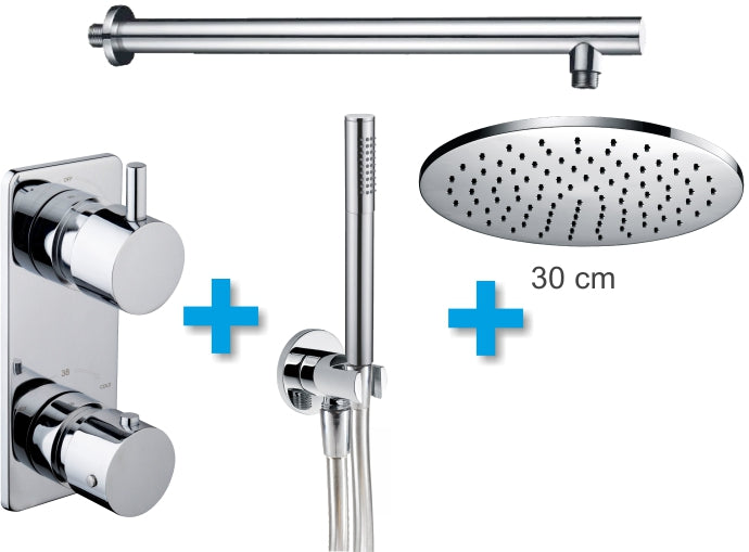 Caral inbouw douchemengkraan complete set type 4 8718053679310