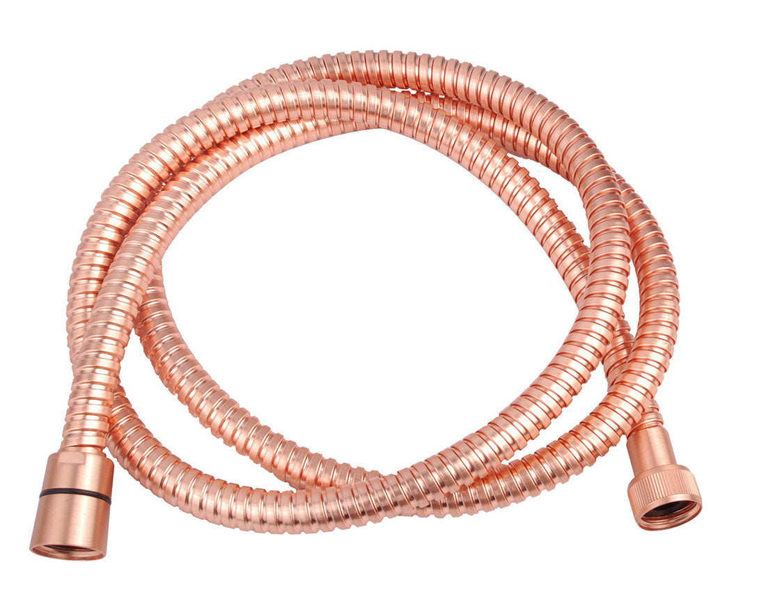 UniMatch doucheslang metaal 150 cm geborsteld koper
