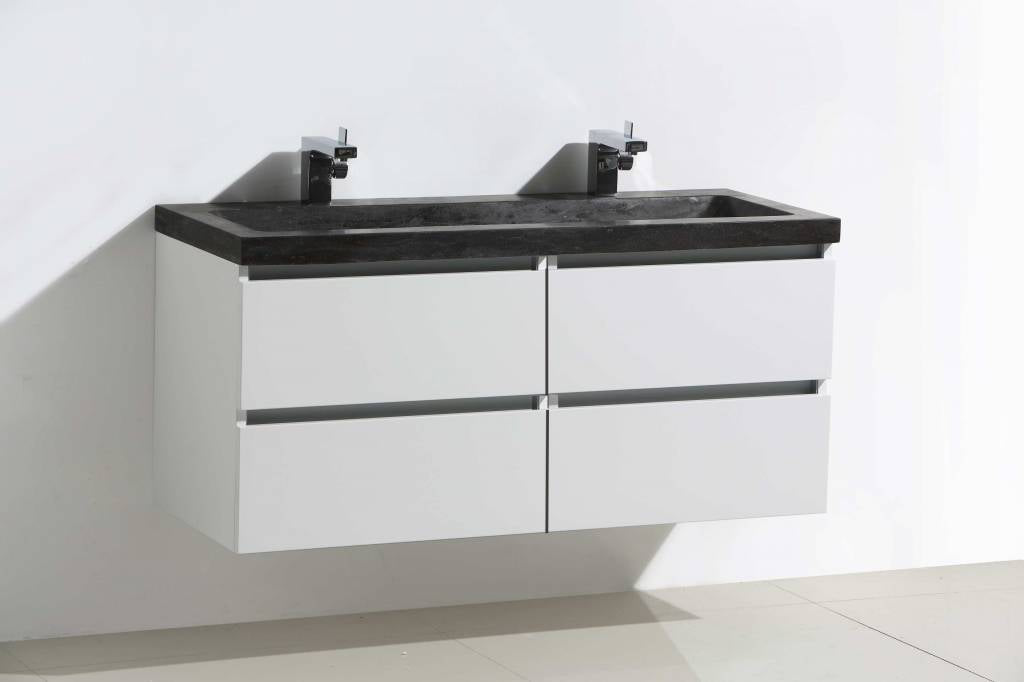 Badmeubel Trend Stone 120 Wit met 4 lades