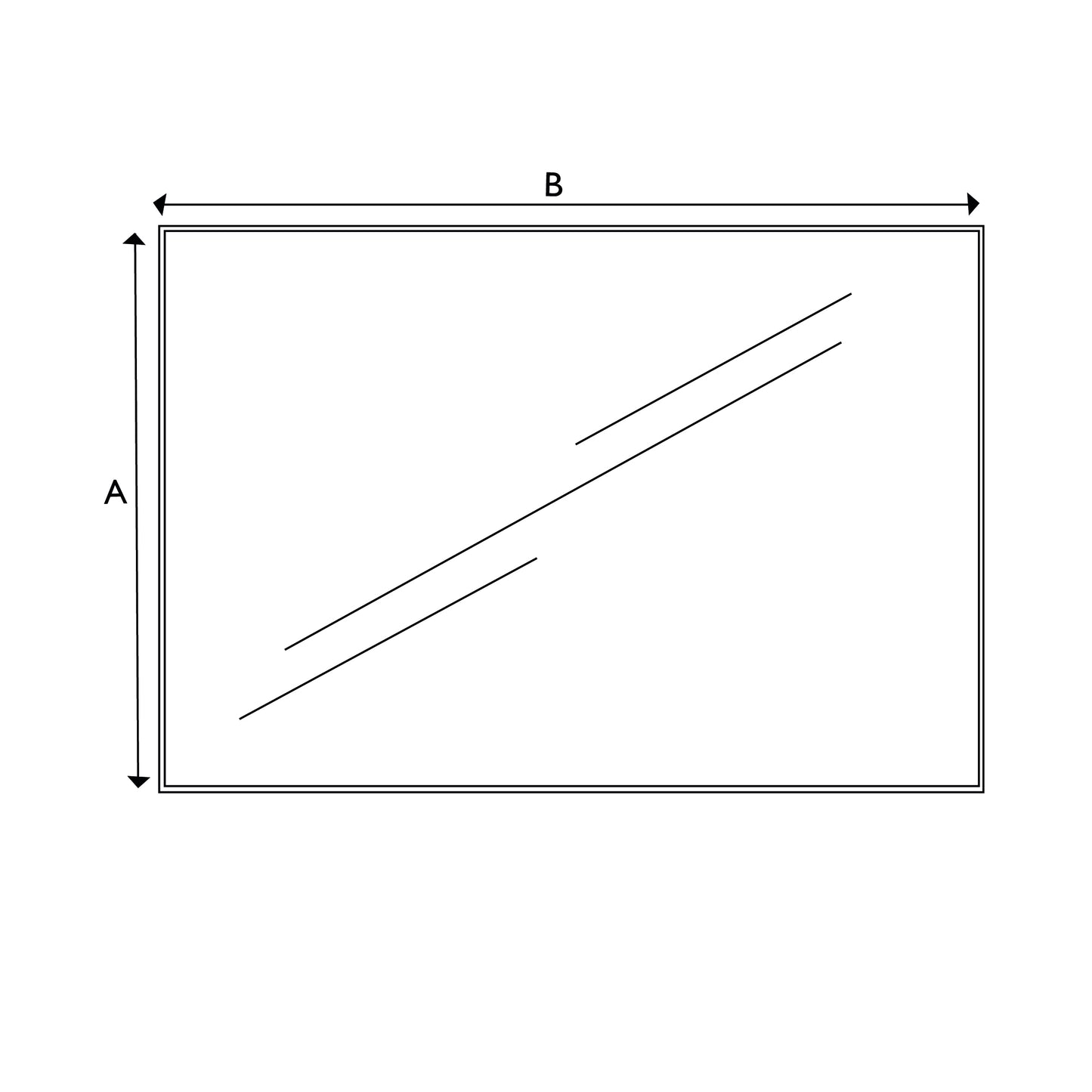 Wiesbaden Emma fontein spiegel aluminium 500x600x21