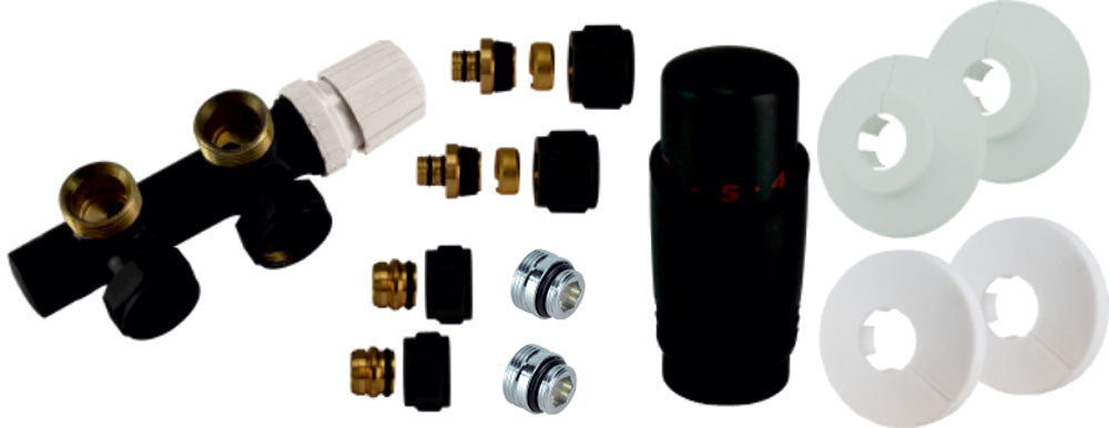 Riko onderblokset haaks rechts zwart 8719743066953