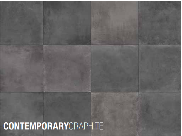 Vloertegel Contemporary Graphite 60x60 rect