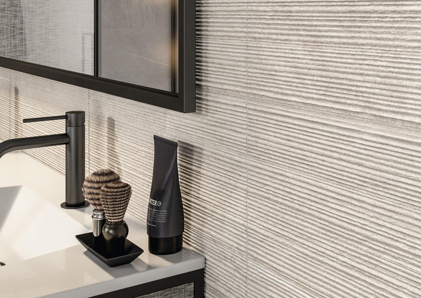 Wandtegel Overland Sand Relieve 30x60 rett