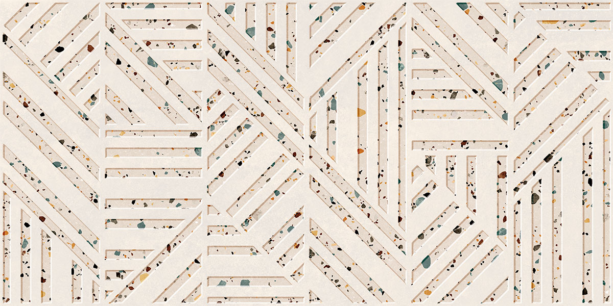 Wandtegel Gobi Nude relieve 60x120 rett