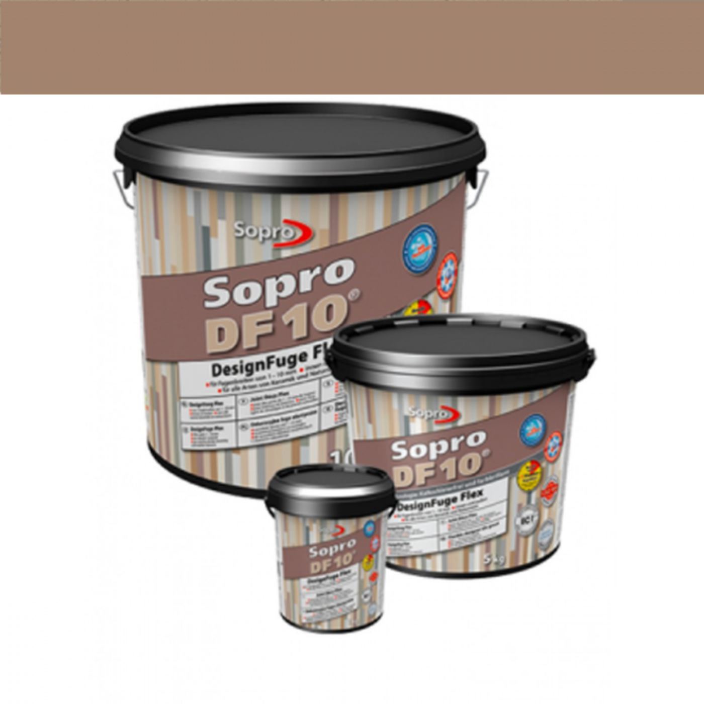 Voegmortel Sopro DF 10 Flexibel bruin kleur 52 a 1kg