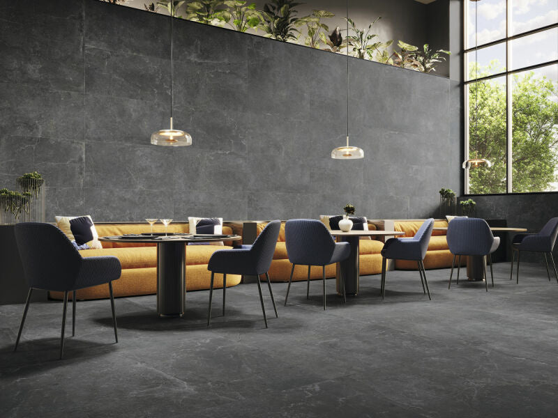 Vloertegel Concept Black mat 60x120 rett