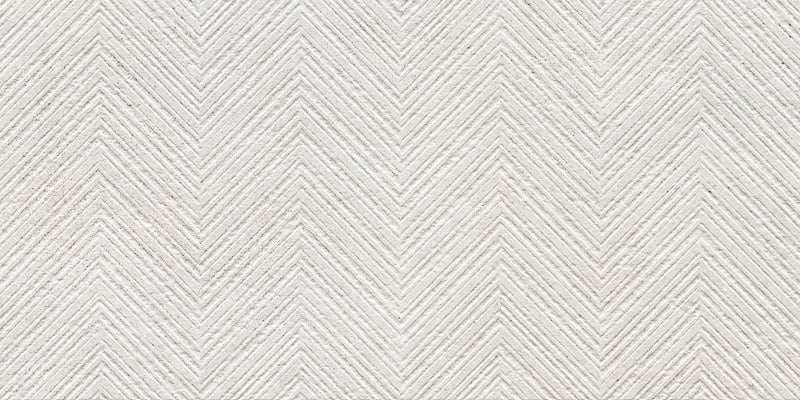 Wandtegel Borneo White Arrow decor 60x120 rett