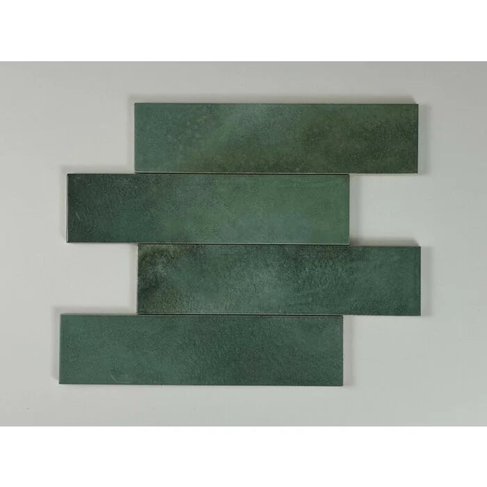 Wandtegel Moon Green glans 7,5x30