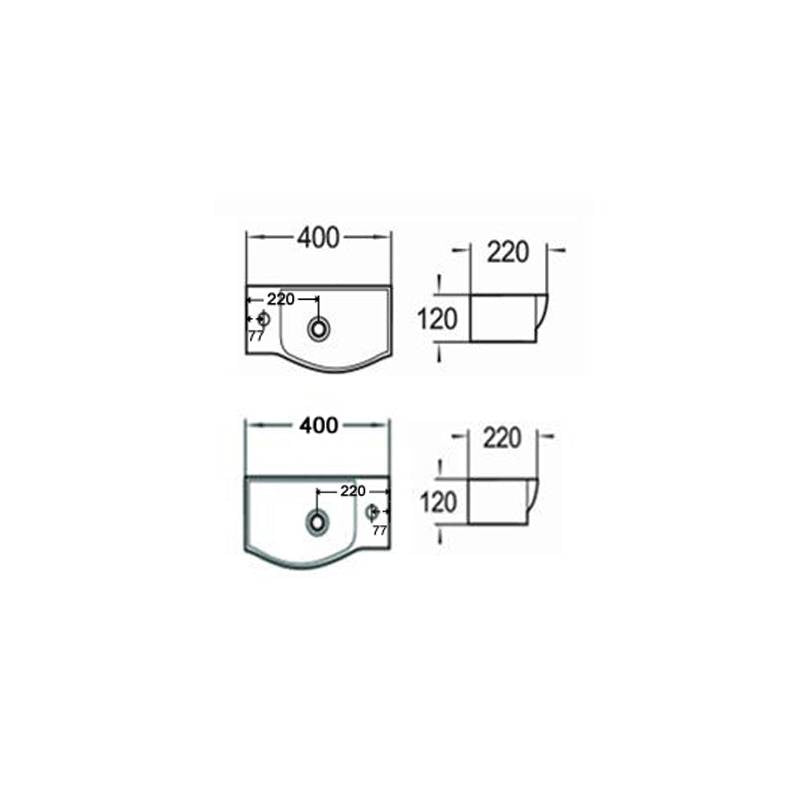 Keramische fontein Bee L/R