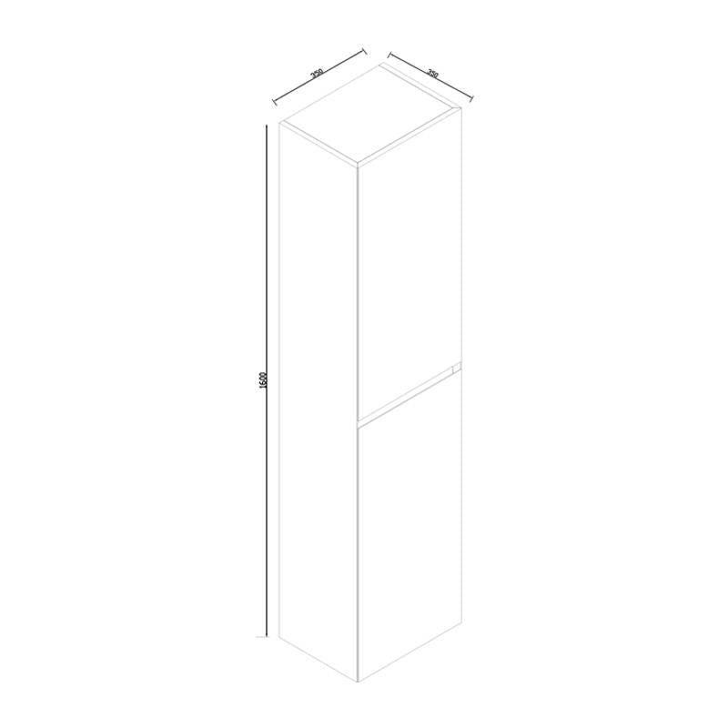 Kolomkast Infinity Century Oak