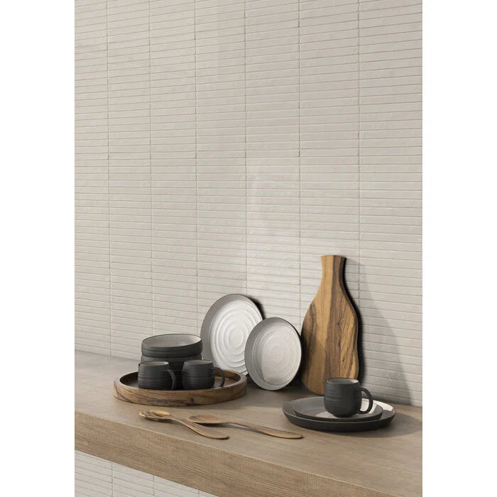 Pencil Kromo Bone mozaiektegel 35x35