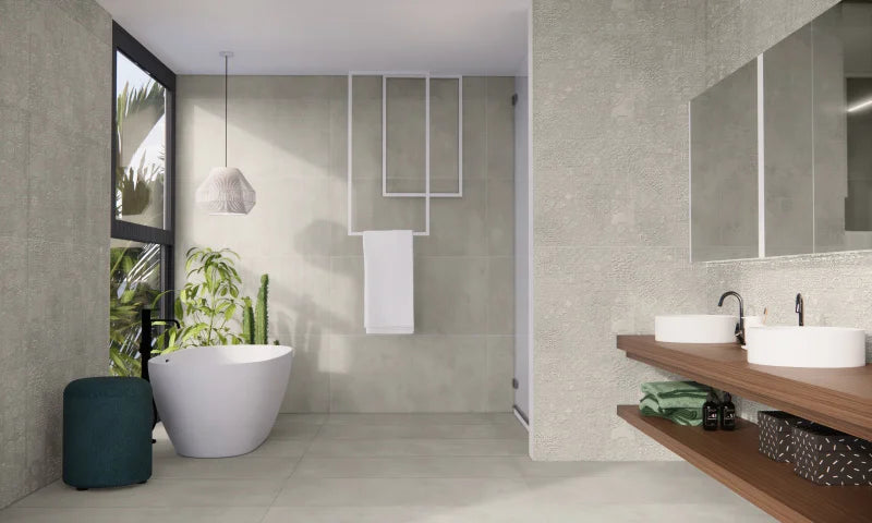 Beton Cire Bercy Nude decor wandtegel 60x120 rett