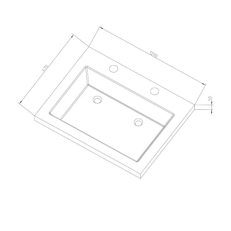 Badmeubel Trend Stone 120 Century Oak