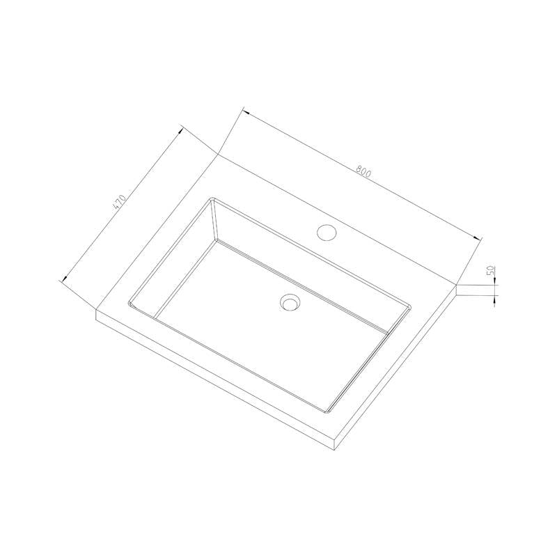 Badmeubel Trend Stone 80 Century Oak