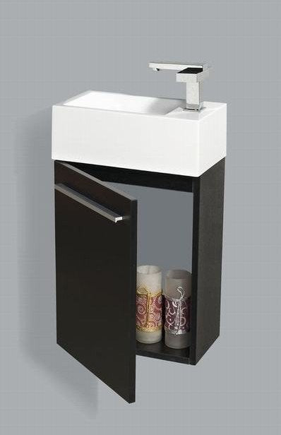 Fonteinkast L/R Zwart Wenge