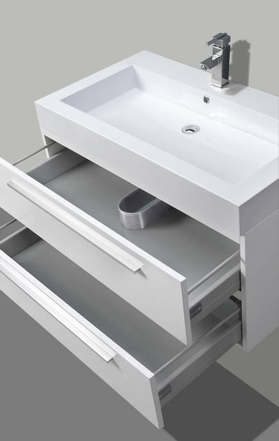 Badmeubel 100 Hollywood wit