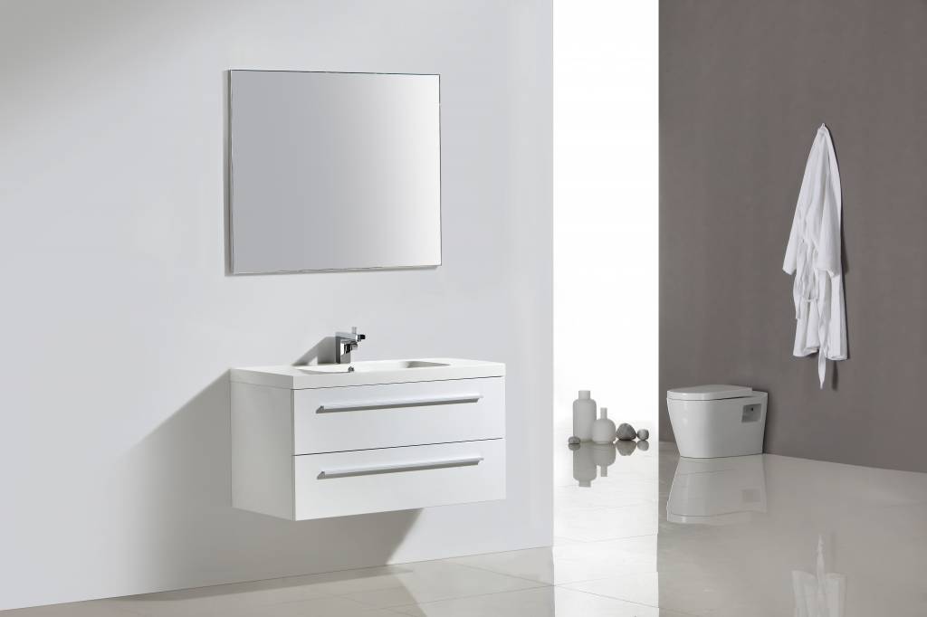 Badmeubel aktieset RN 100 Hoogglans Wit