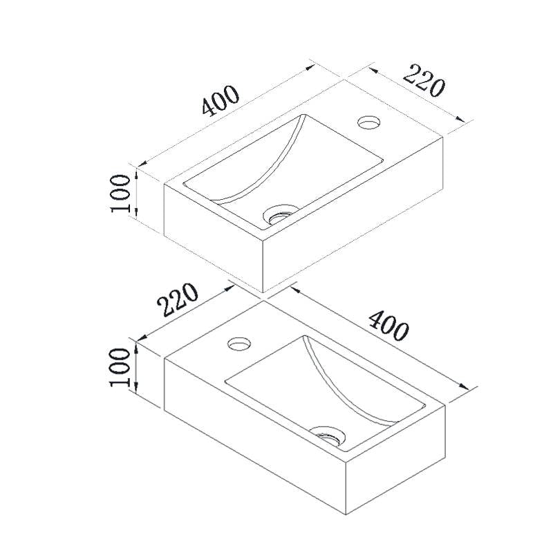 Solid surface Fontein Recto