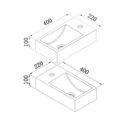 Solid surface Fontein Recto