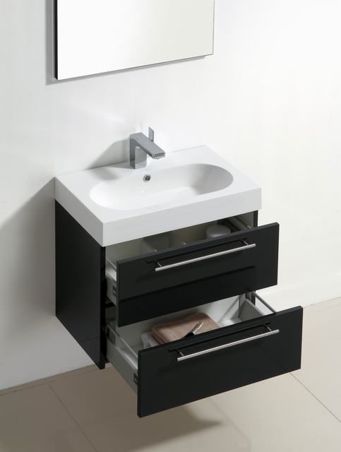 Badmeubel Compact Line 60 Hoogglans Antraciet