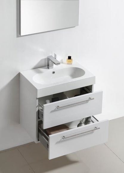 Badmeubel Compact Line 60 Hoogglans Wit