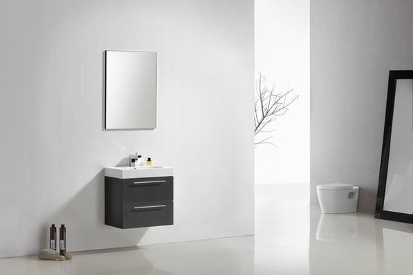 Badmeubel Compact Line 60 Hoogglans Antraciet