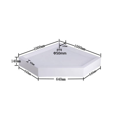 Douchebak Vijfhoek 100x100