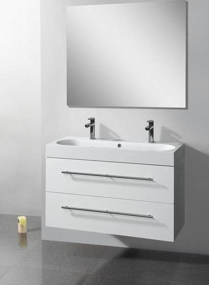 Badmeubel Compact Line 100 Hoogglans Wit