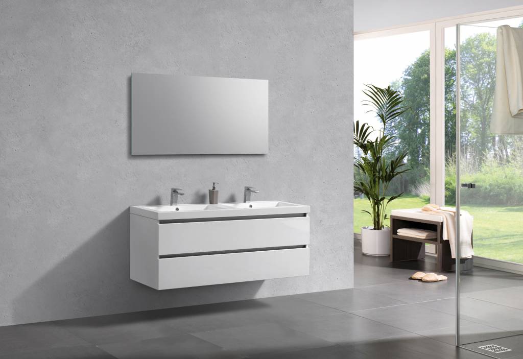 Badmeubel Trendline 140 Hoogglans Wit