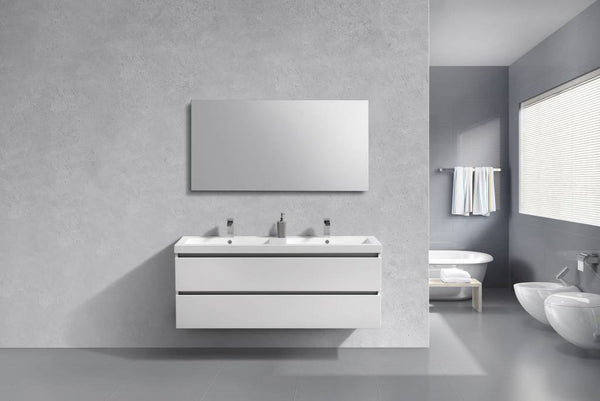 Badmeubel Trendline 140 Hoogglans Wit