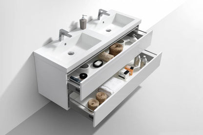 Badmeubel Trendline 140 Hoogglans Wit