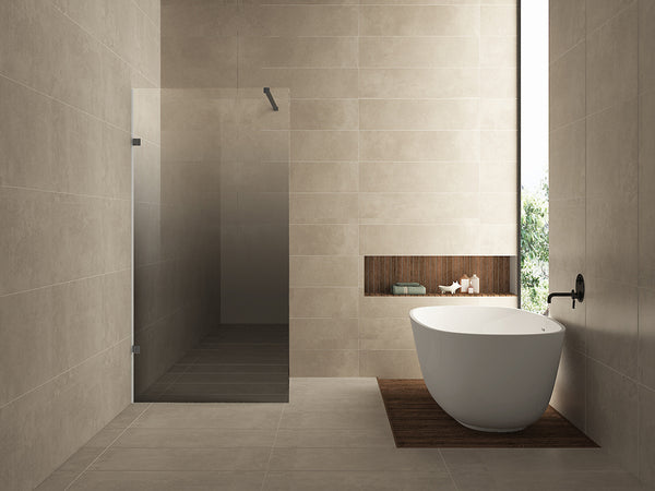 Less inloopdouche links 1200 x 2000 x 8 mm nano spiegelrook- naar helder glas/gunmetal