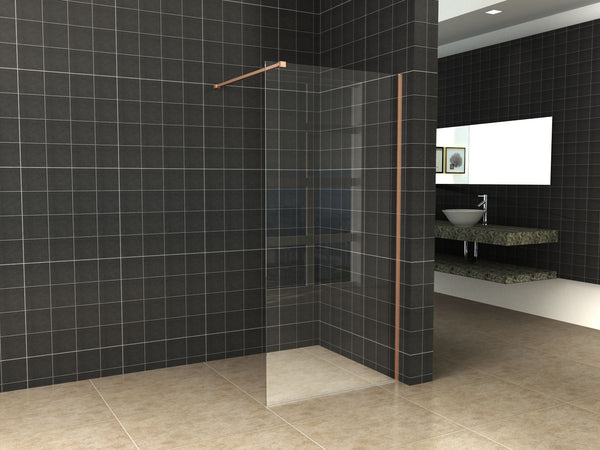 Wiesbaden Slim profielset+stabilisatiestang 120cm koper