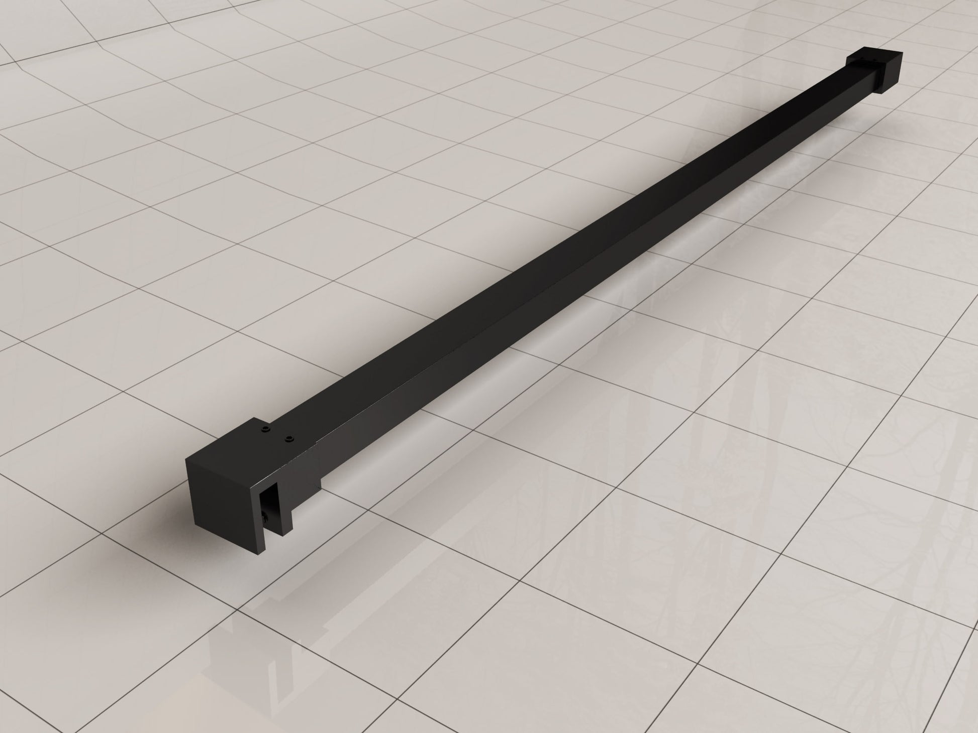 Slim stabilisatiestang 120 cm zwart