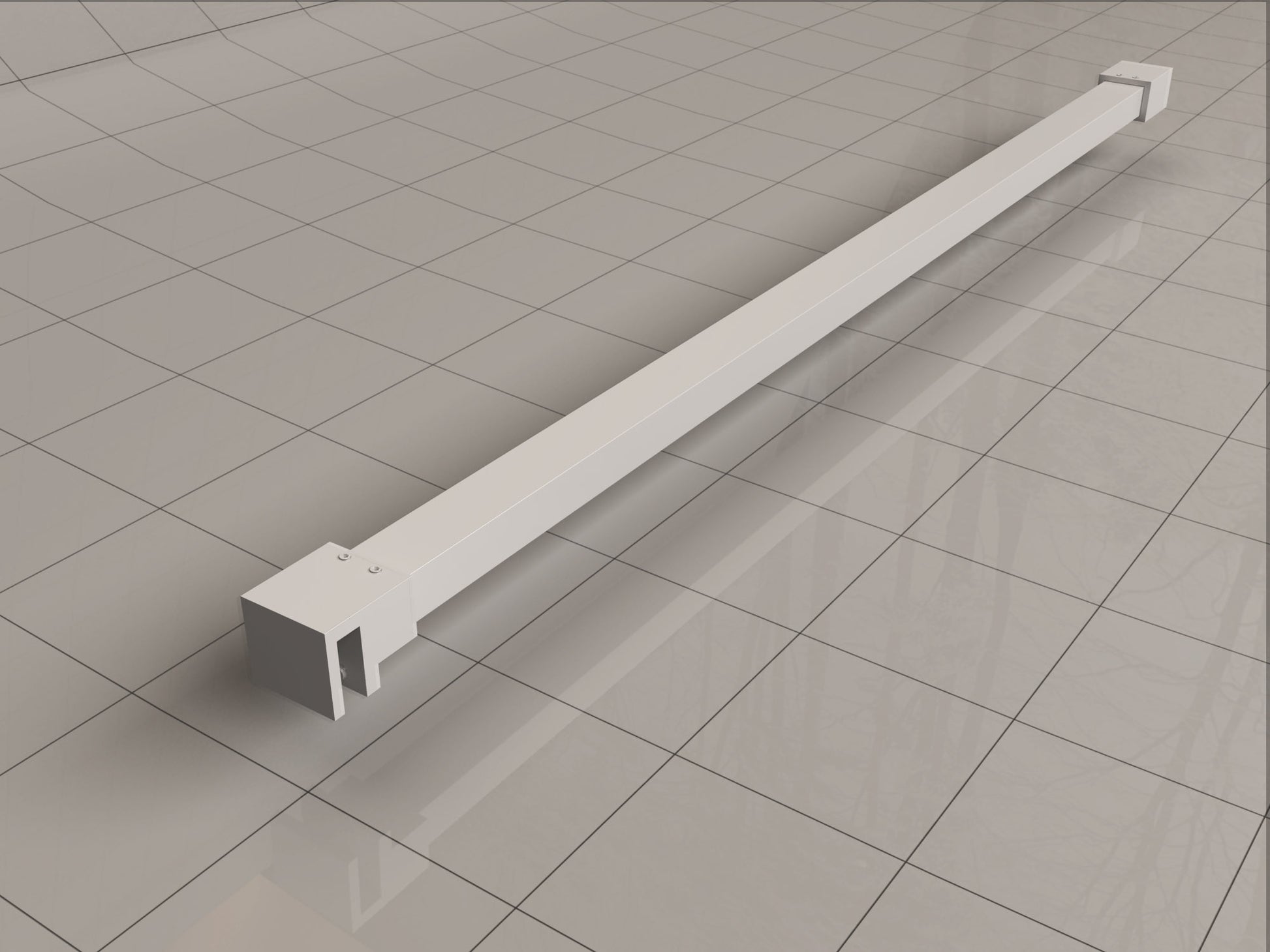 Slim stabilisatiestang 120 cm wit 8719743069725