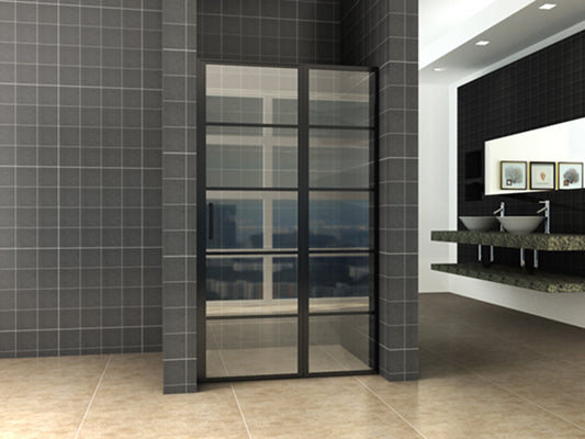 Wiesbaden Horizon nisdeur R/L met vast deel 80x200 cm 8 mm NANO