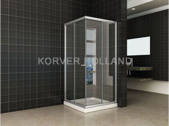 Wiesbaden Eco hoekinstap douchecabine 5mm 900x900x1900 helder glas