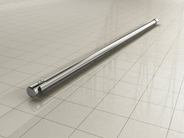 Wiesbaden chroom 3-delige stabilisatiestang 120cm