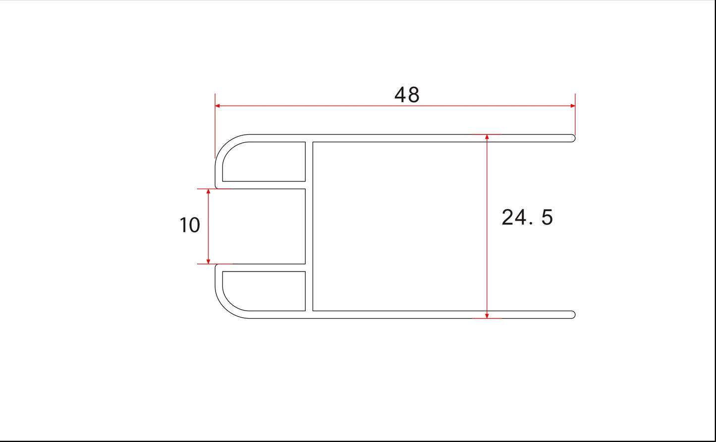 Comfort glasprofiel 8718858071067
