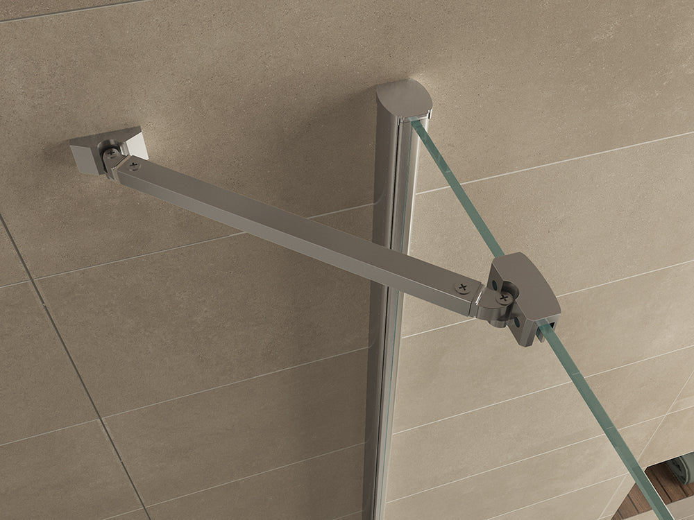 Douchecabine Wiesbaden met swingdeur 100x100cm 8mm NANO coating