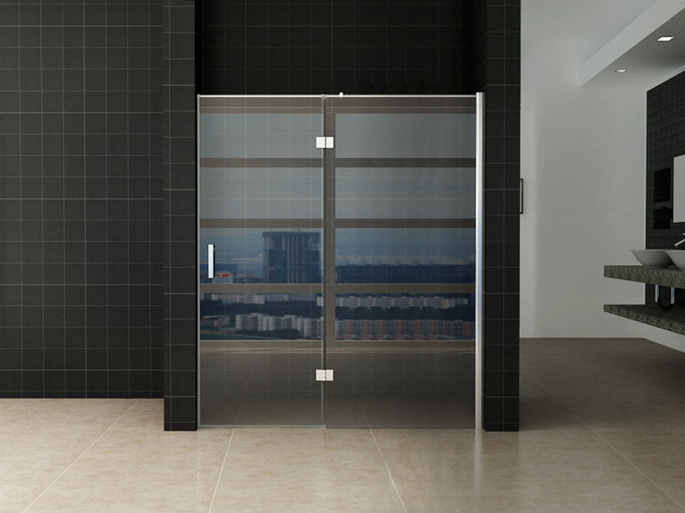 Turn nisdeur met vast paneel 140 cm 8 mm Nano