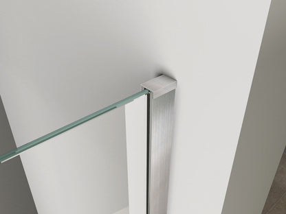 Brush inloopdouche met RVS look profiel 120 cm 10 mm Nano 8719323031524