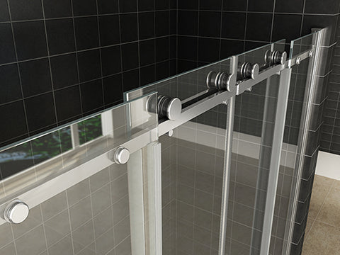 Shove 4-delige schuifdeur in nis 180 cm 8 mm Nano 8719743066748