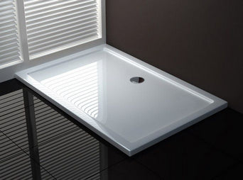 Mould SMC douchebak 120 x 80 x 4 cm rechthoek wit